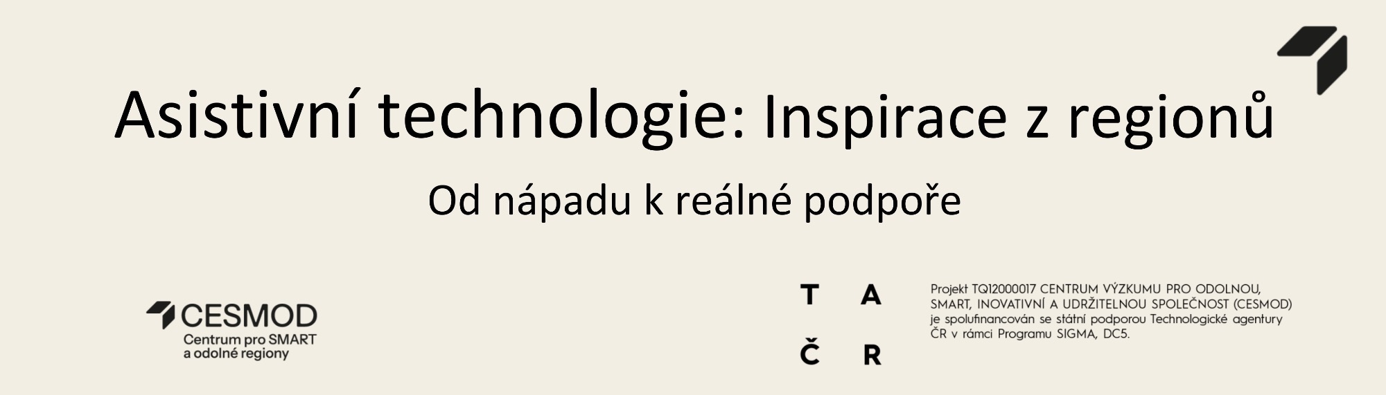 Konference: Asistivní technologie: Inspirace z regionů 
