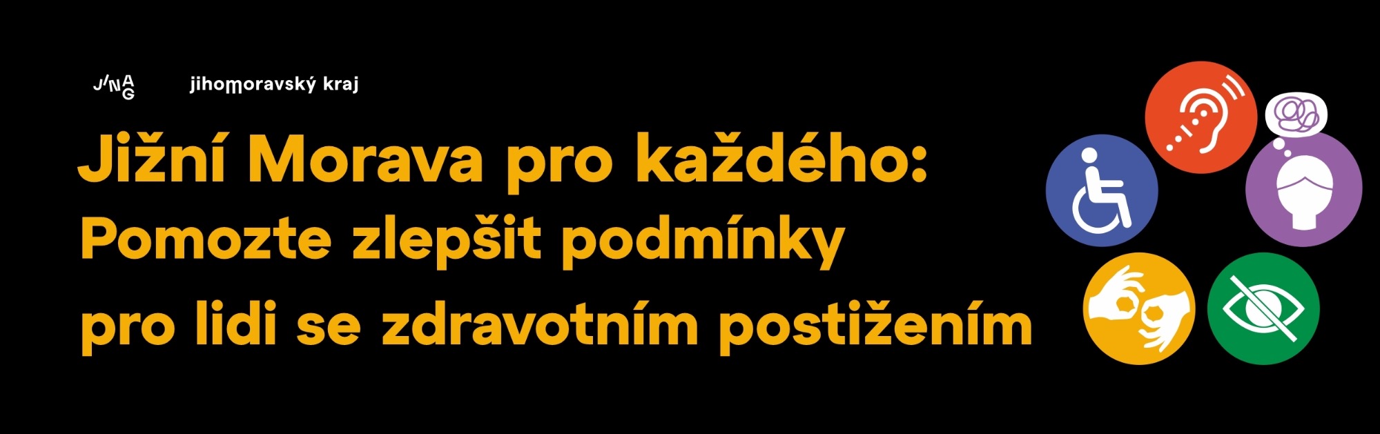 Jižní Morava pro každého: Pomozte nám nastavit podmínky pro rovné příležitosti lidí se zdravotním postižením v Jihomoravském kraji